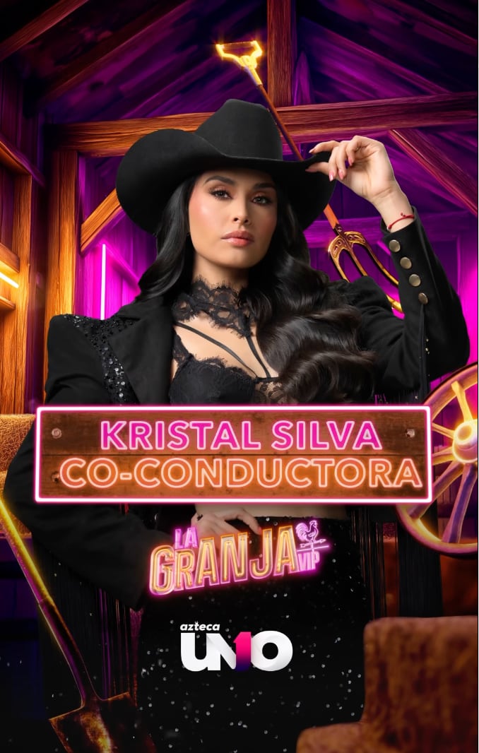 Kristal Silva, co-conductora La Granja VIP