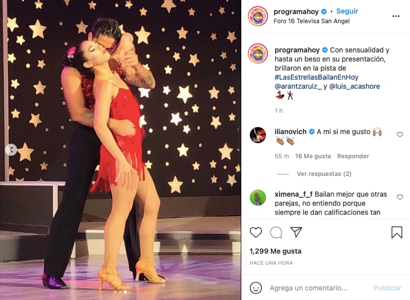 Arantza y Potro bailan bachata en Las Estrellas bailan en Hoy