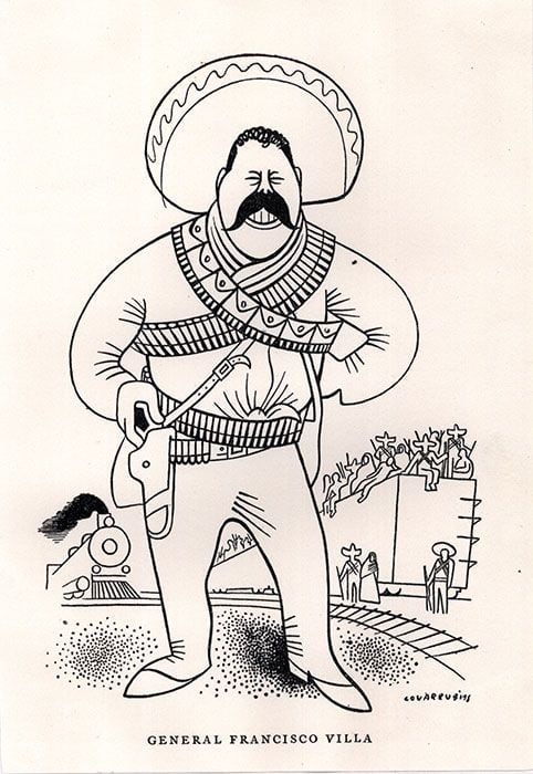 Dibujo pancho villa