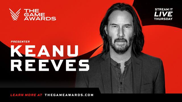 Keanu Reeves en The Game Awards 2020