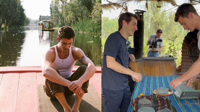 Shawn Mendes hizo tortillas a mano en Xochimilco