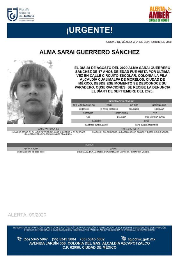 Ficha de búsqueda de Alma