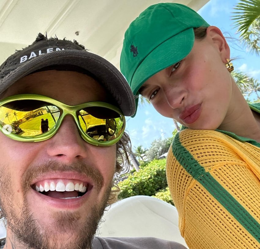 Justin Bieber y su esposa