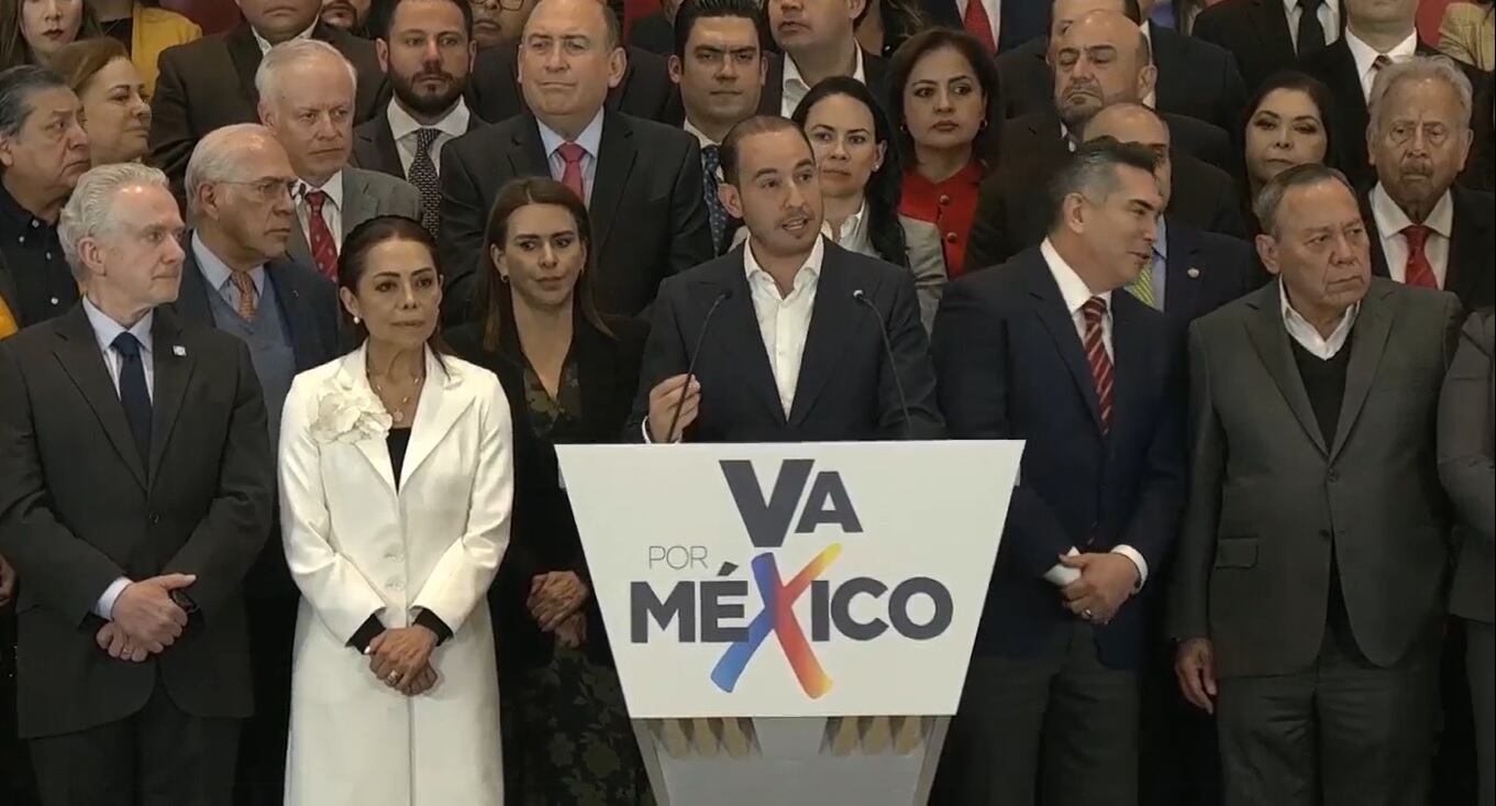 Confirman alianza Va por México para elecciones 2023 y 2024