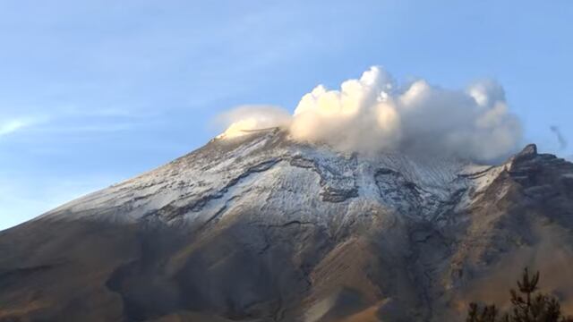Volcán Popocatépetl el 15 de agosto