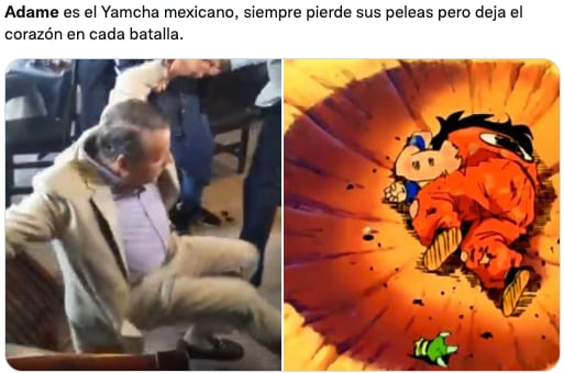 Alfredo Adame y sus patadas de bicicleta provocan memes