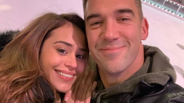 Yanet García y su novio