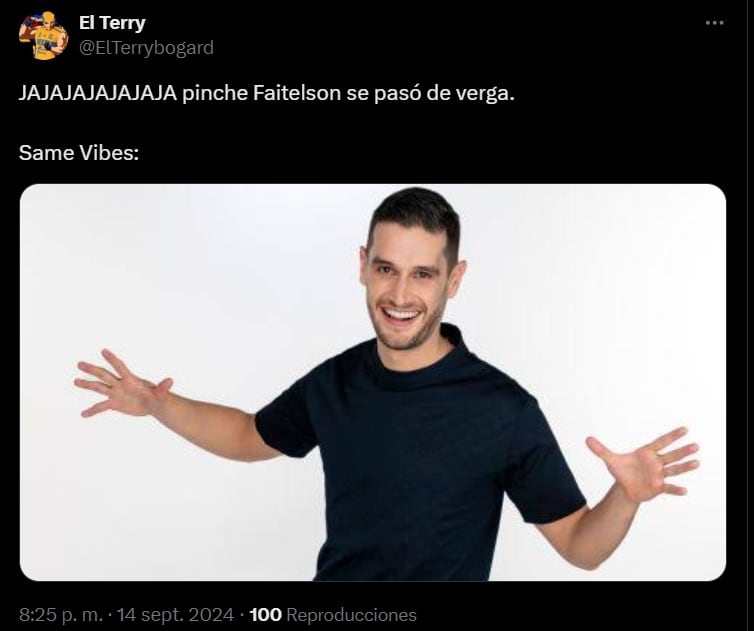 Comparan a Faitelson con Adrián Marcelo.