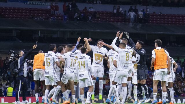 Pumas celebra el pase a la final de Concacaf
