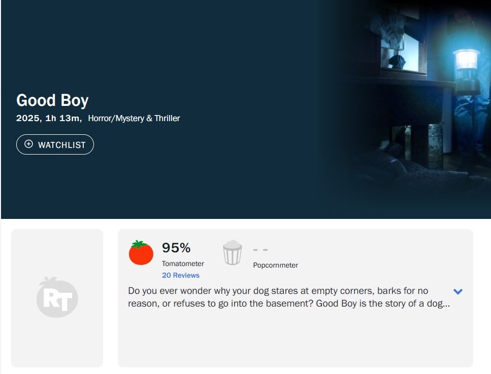 Good Boy en Rotten Tomatoes
