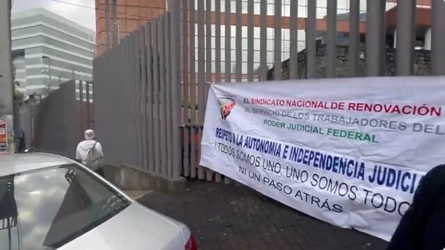 Trabajadores del PJF tomaron tribunales federales