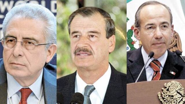 Ernesto Zedillo, Vicente Fox y Felipe Calderón