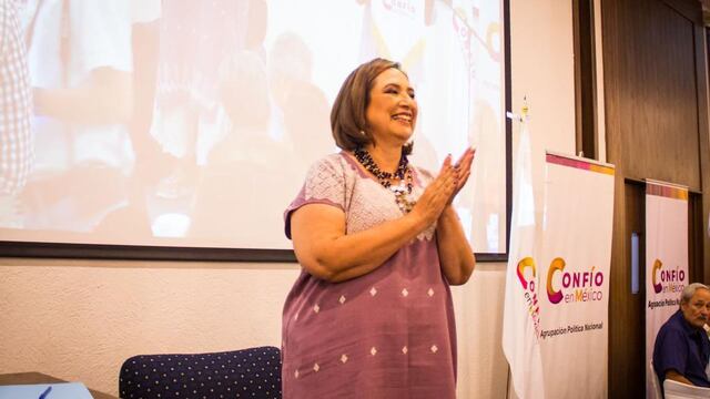 Xóchilt Gálvez en conferencia para Confió en México