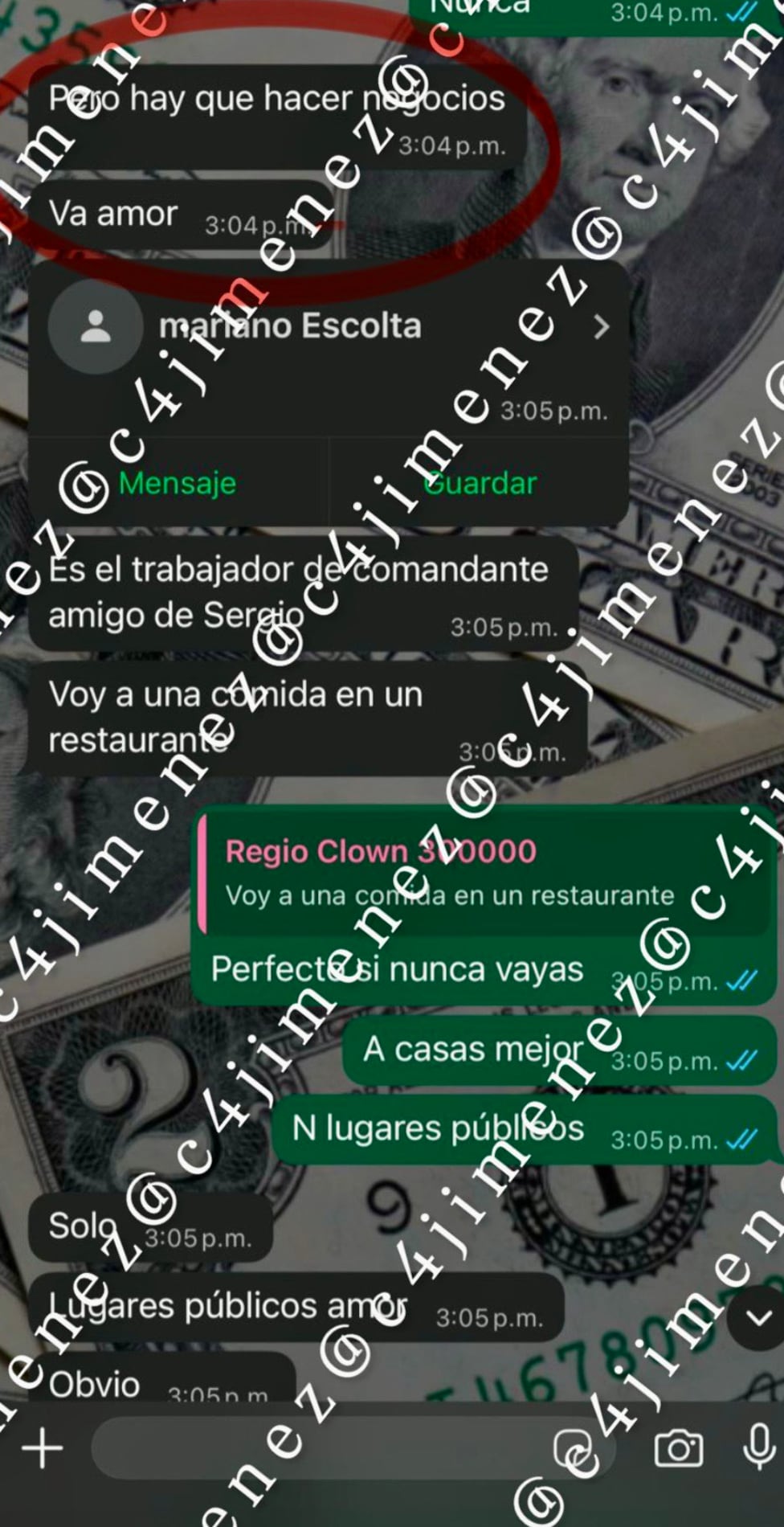 Filtran la última conversación de Regio Clown antes de su muerte: “No confío en nadie”