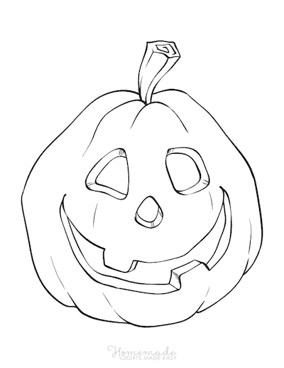 Dibujo de calabaza de Halloween