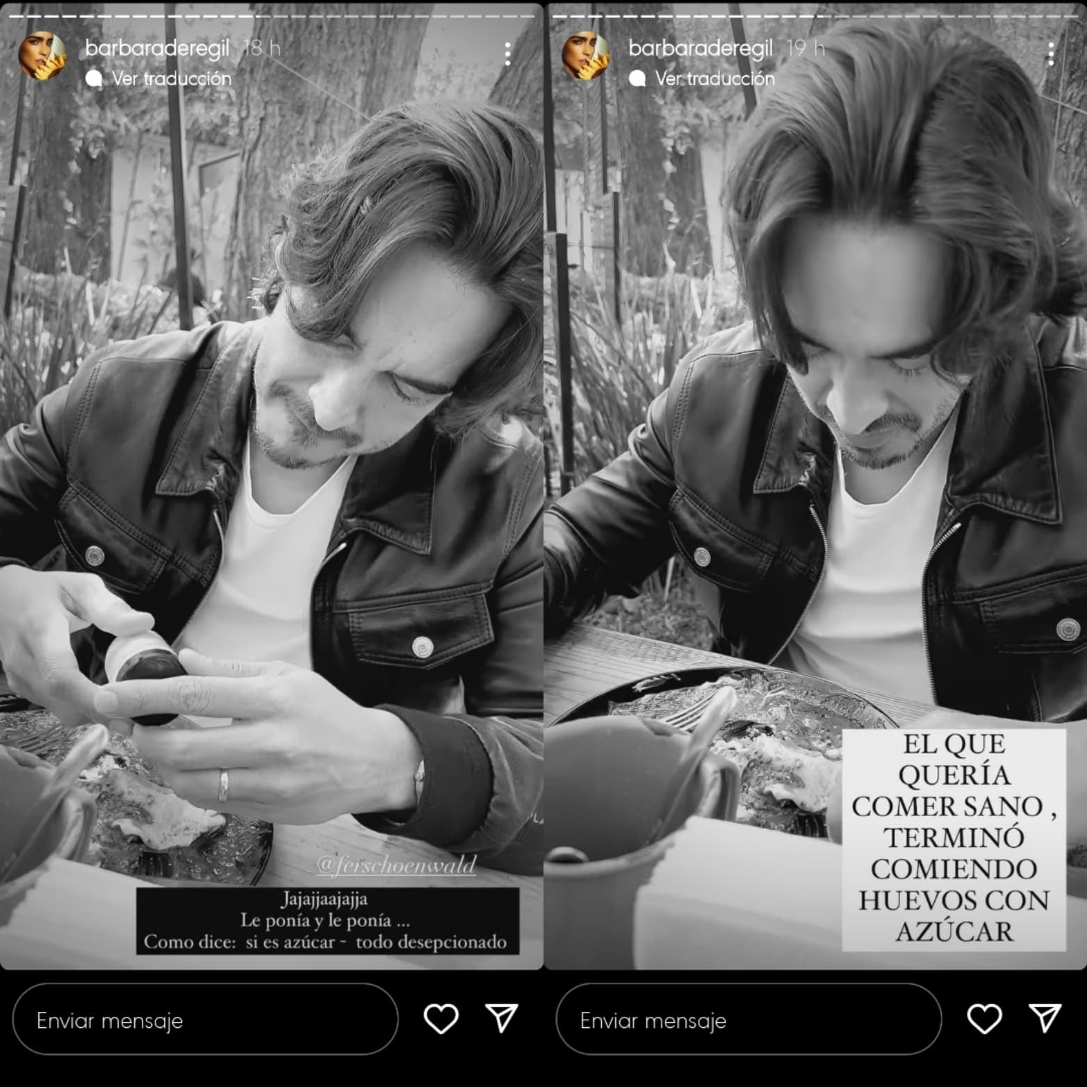 Bárbara de Regil se burla de los huevos dulces de Fernando Schoenwald.