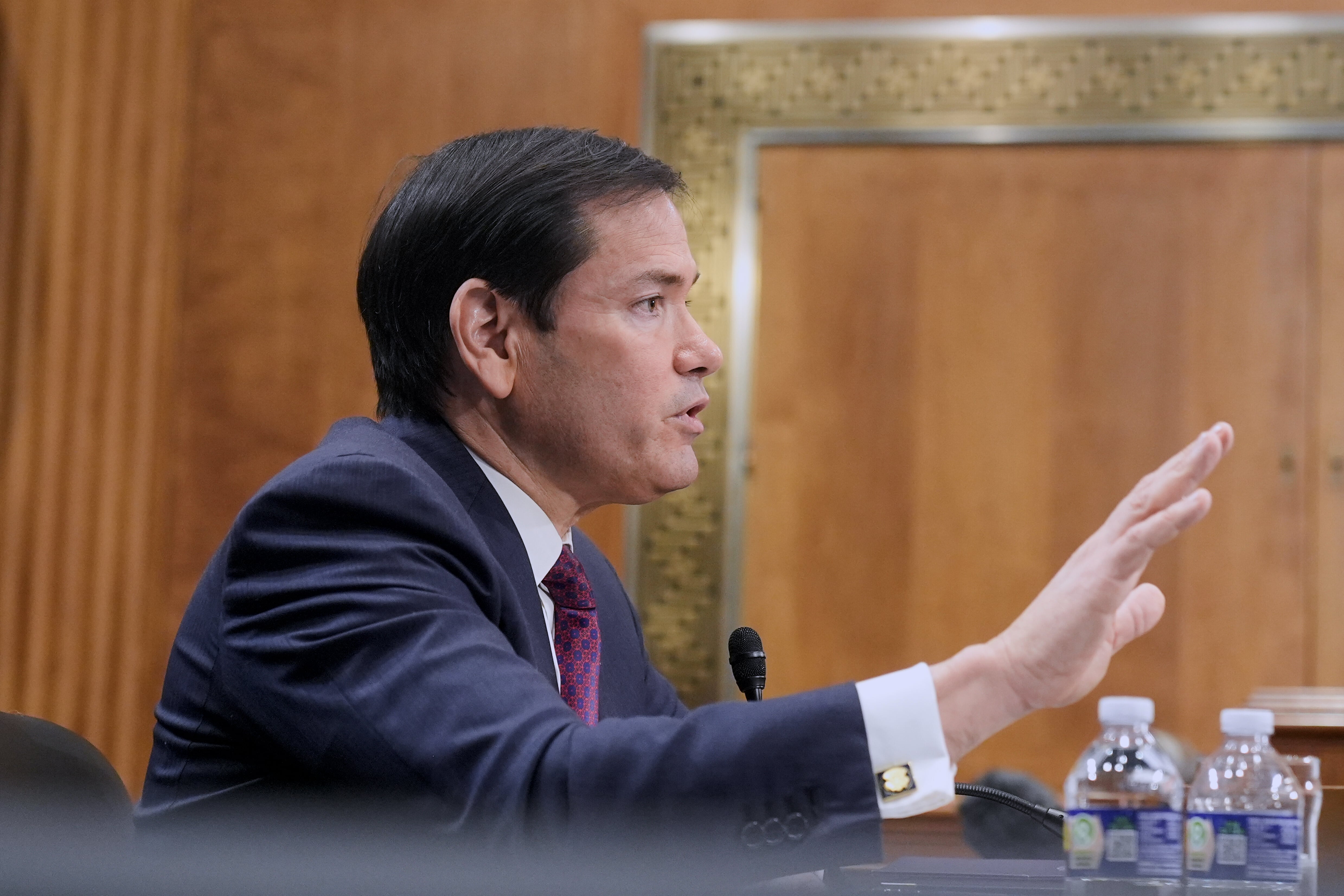 Marco Rubio da su testimonio ante el Senado en el caso contra Nicolás Maduro