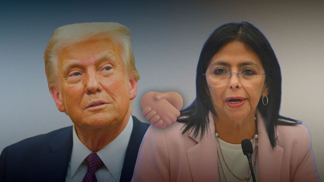 “Socio y amigo”: Delcy Rodríguez envía mensaje a Trump por bloqueo a Venezuela