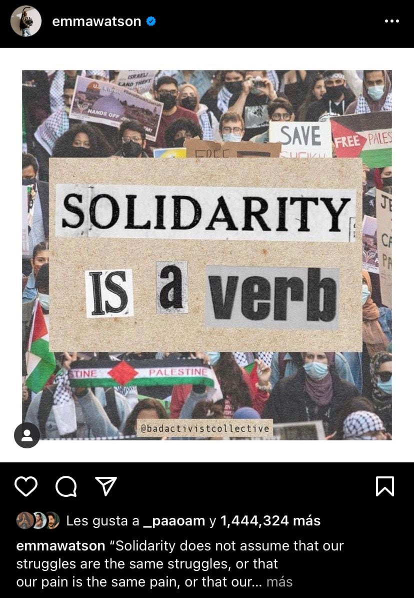 Publicación Emma Watson
