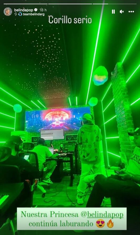 Belinda está trabajando con un productor nominado al Grammy.