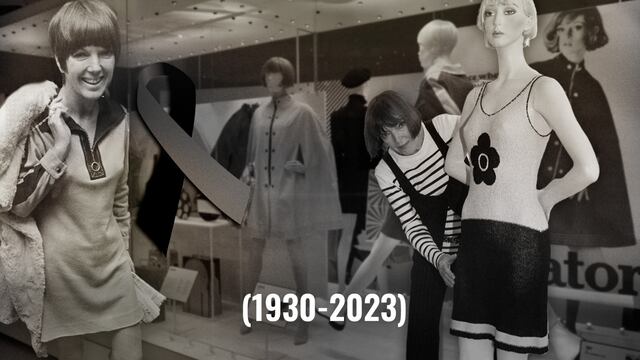 Muere Mary Quant, la creadora de la minifalda, a los 93 años de edad.