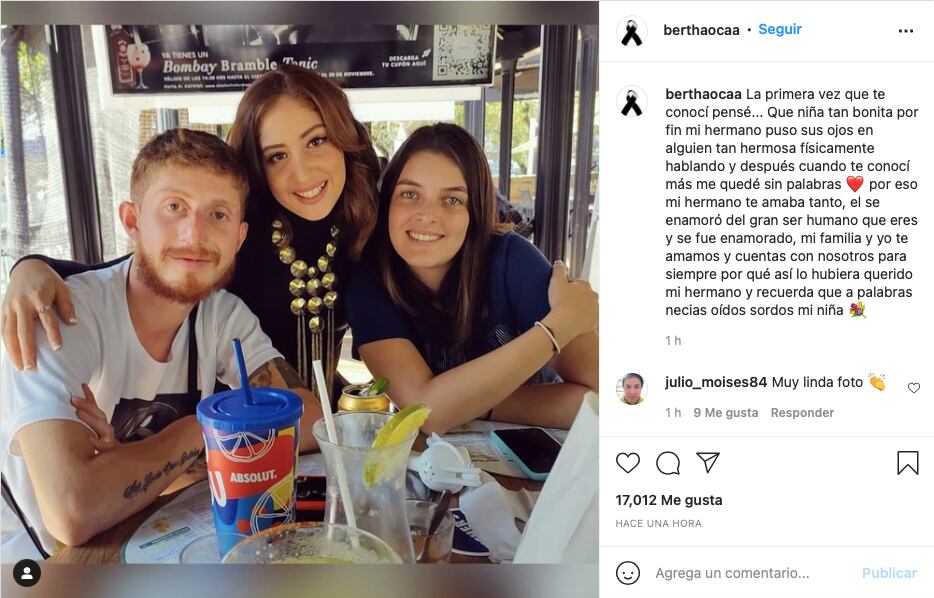 Bertha Ocaña dedica mensaje a Nerea Godínez