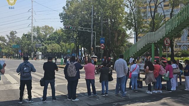 Bloqueo de médicos en Insurgentes Norte