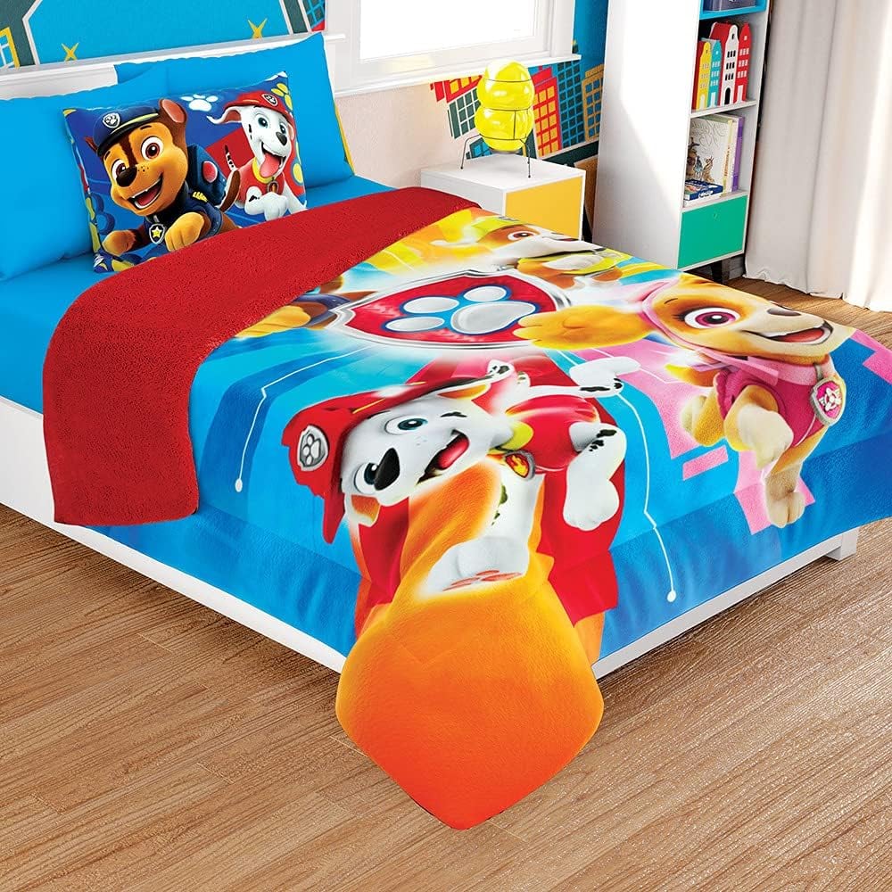Cobertor de Paw Patrol con almohada