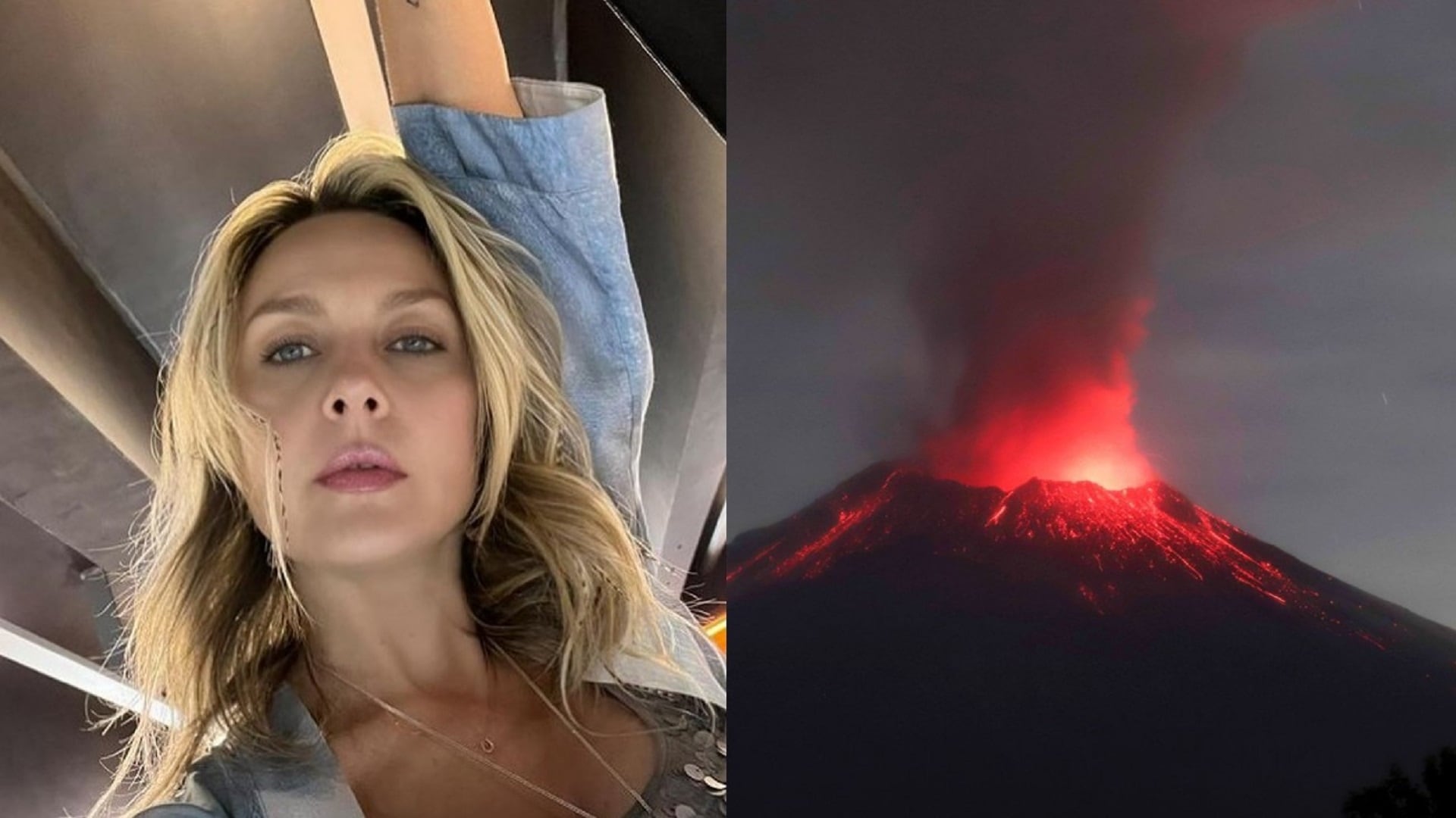 Fey se pone a cantar su canción para calmar al volcán Popocatépetl