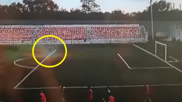 Rayo impacta a portero