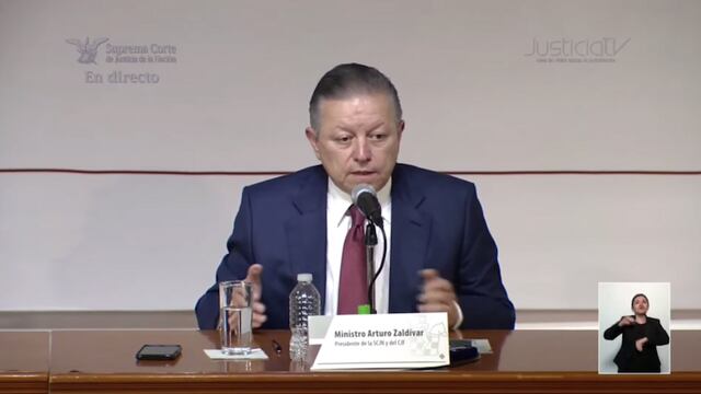 Arturo Zaldívar, ministro presidente de la SCJN