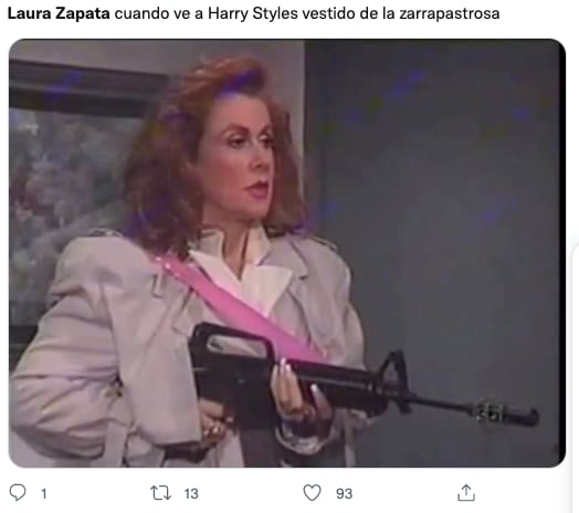 Memes de Laura Zapata y su pelea con las fans de Harry Styles