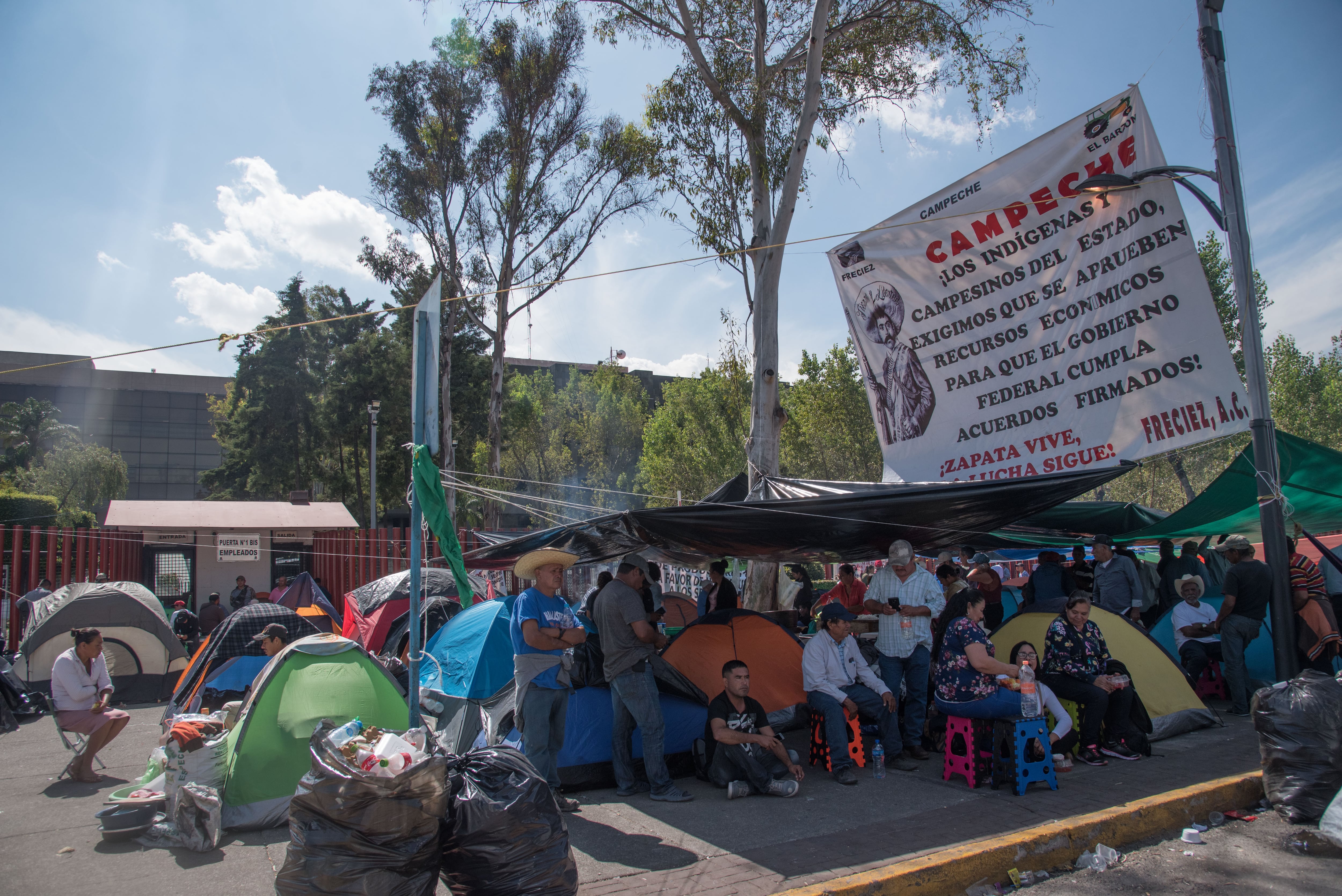 Bloqueo en Cámara de Diputados.