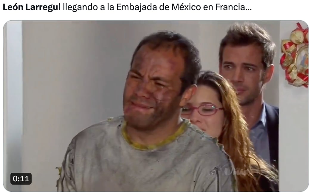 Memes de León Larregui golpeado en París