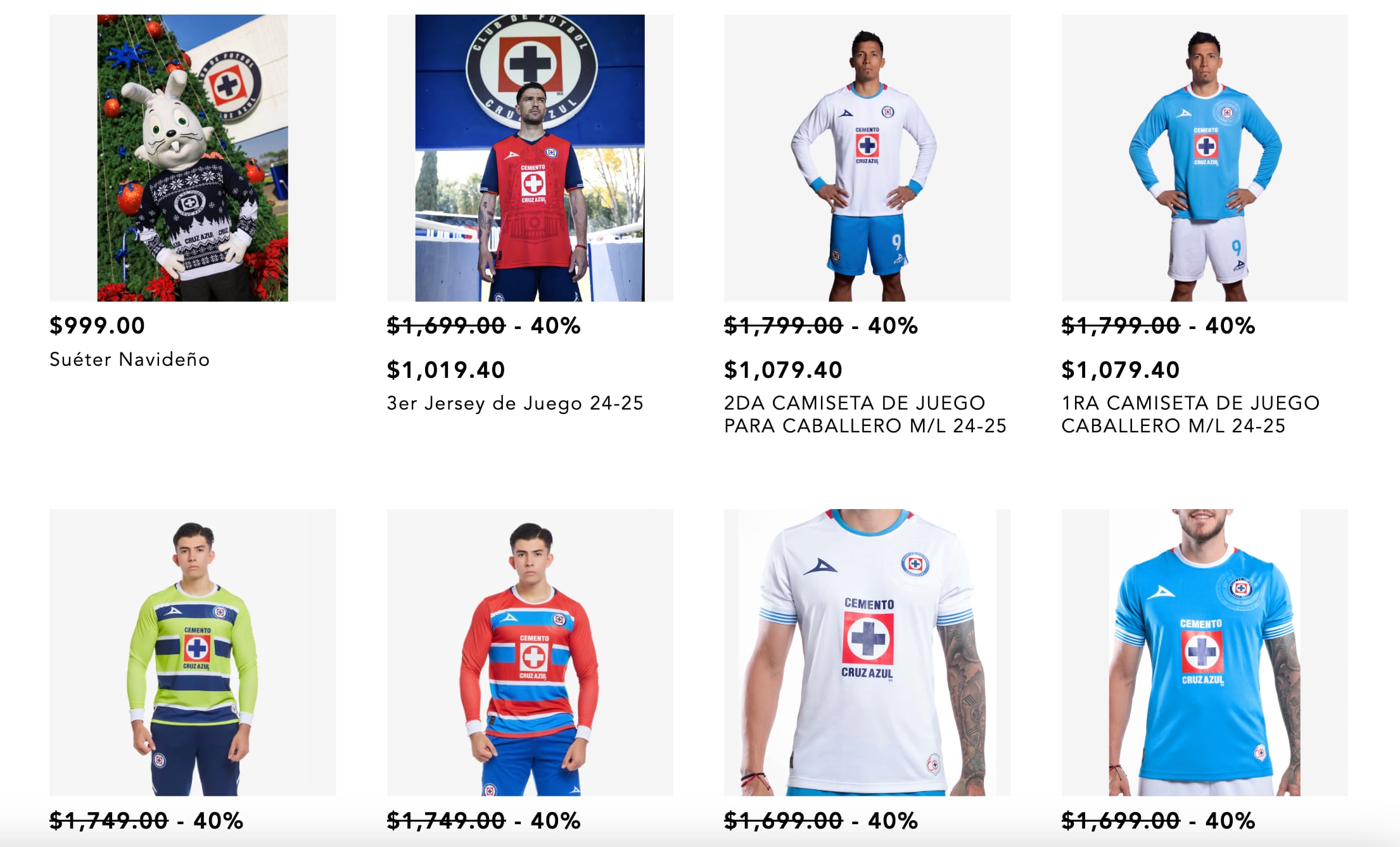 Están rematando las playeras del Cruz Azul; así puedes comprarla a casi la mitad de precio