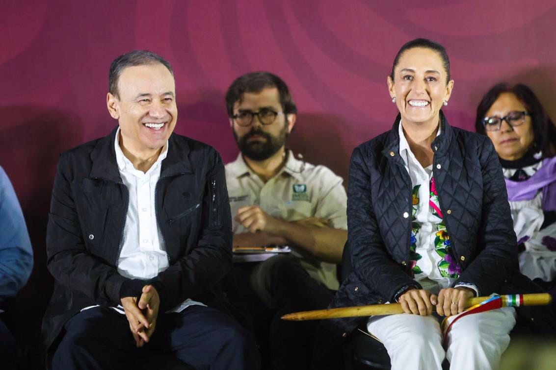 El gobernador de Sonora agradeció el apoyo de la presidenta hacía las inversiones en el estado