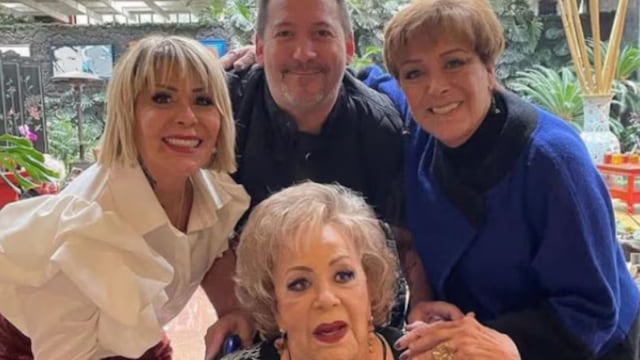 Alejandra Guzmán, Luis Enrique Guzmán, Silvia Pinal y Sylvia Pasquel