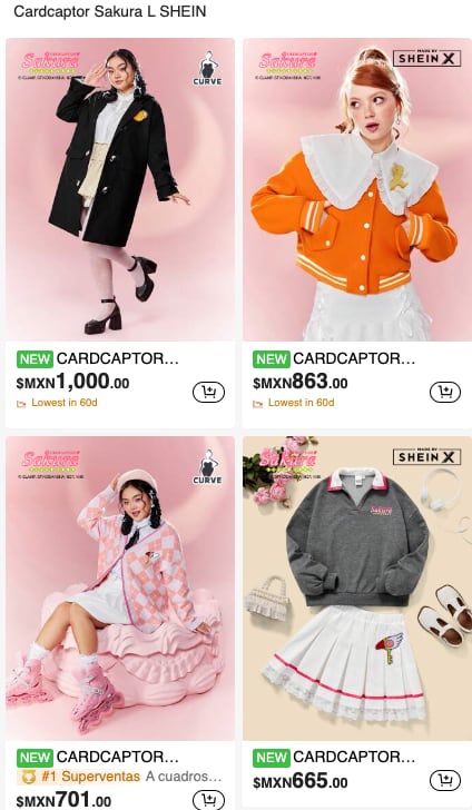 Sakura Card Captor estrena colección en Shein