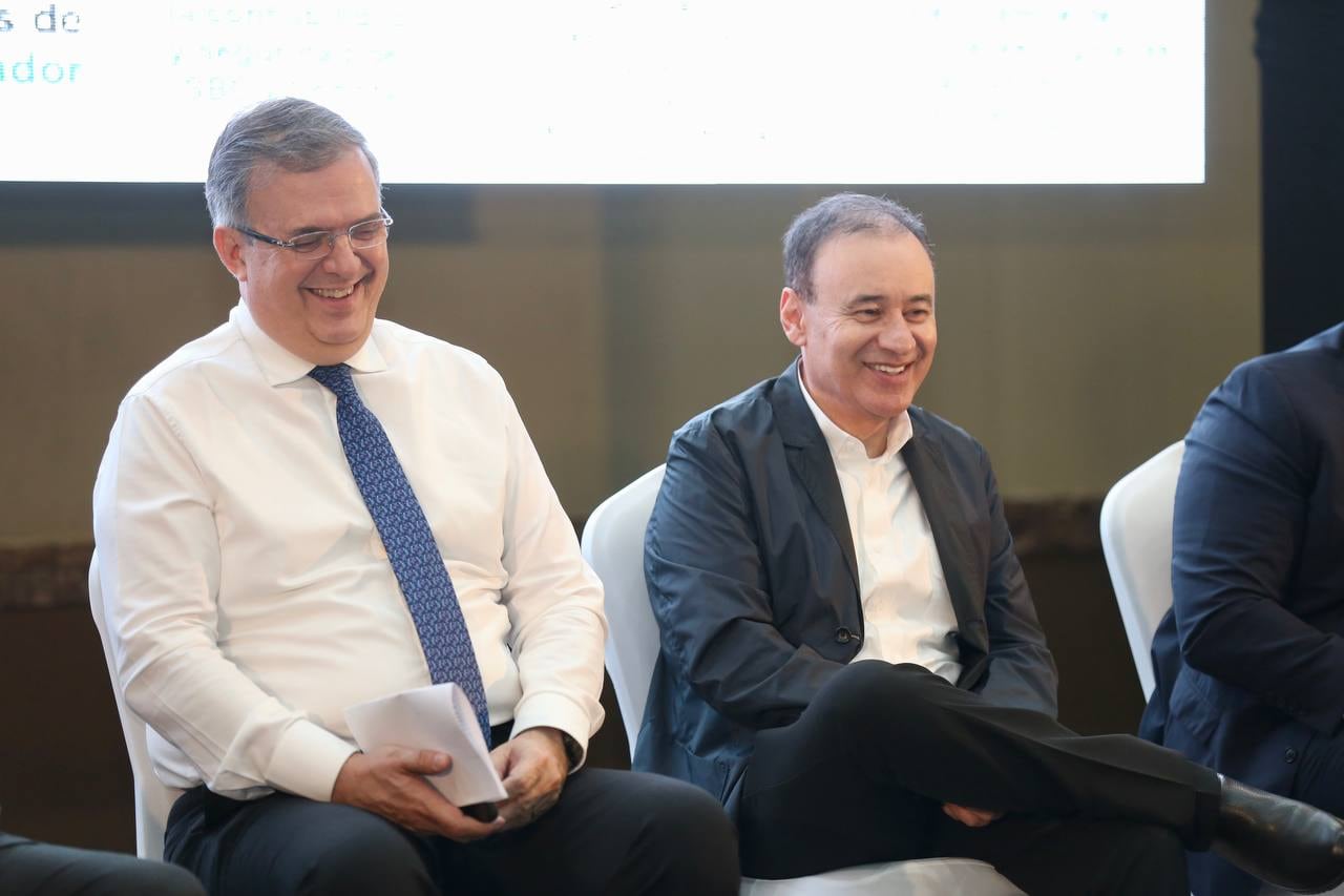 Alfonso Durazo y Marcelo Ebrard.