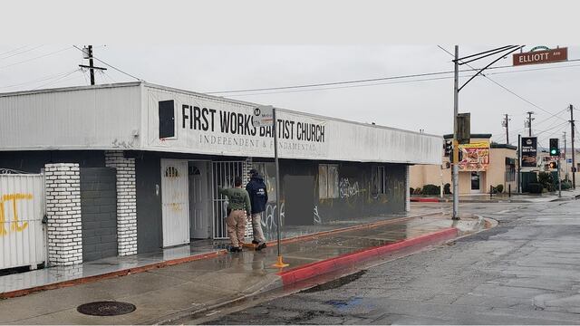 Explosión en iglesia homofóbica