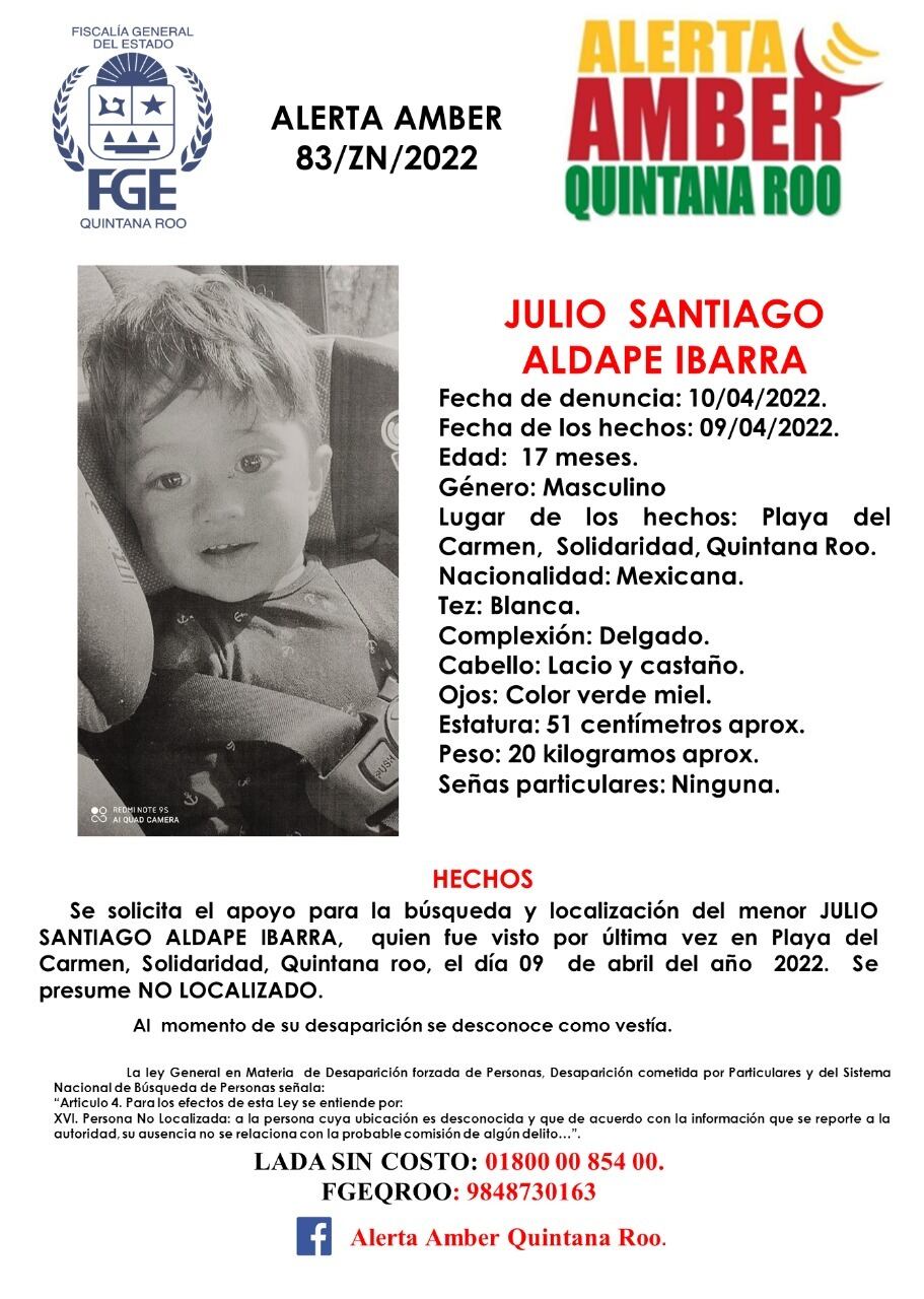 Alerta Amber de Julio Santiago