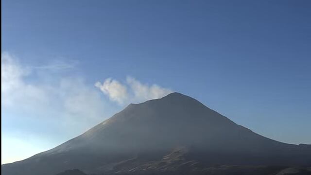 Volcán Popocatépetl el 11 de diciembre