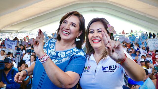 Xóchitl Gálvez y Lucy Meza