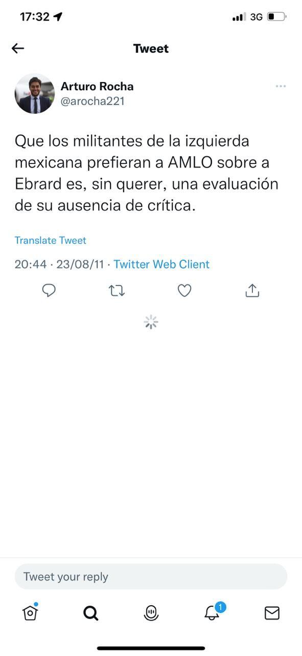 Funcionario de SRE contra AMLO