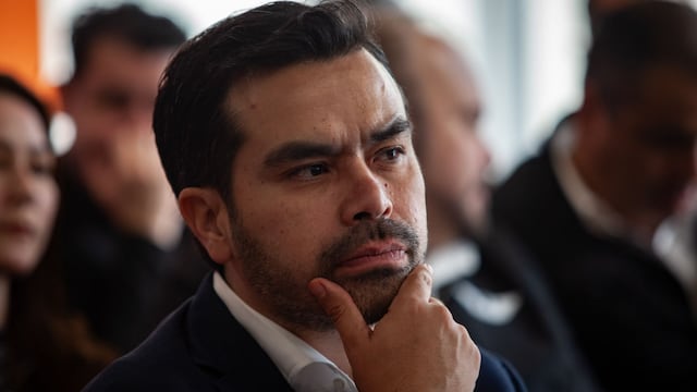 Jorge Álvarez Máynez, dirigente nacional del MC.