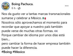 Boing se pronuncia sobre el "Operativo no inglés" en el marco del Mundial 2026 por la Selección de México.
