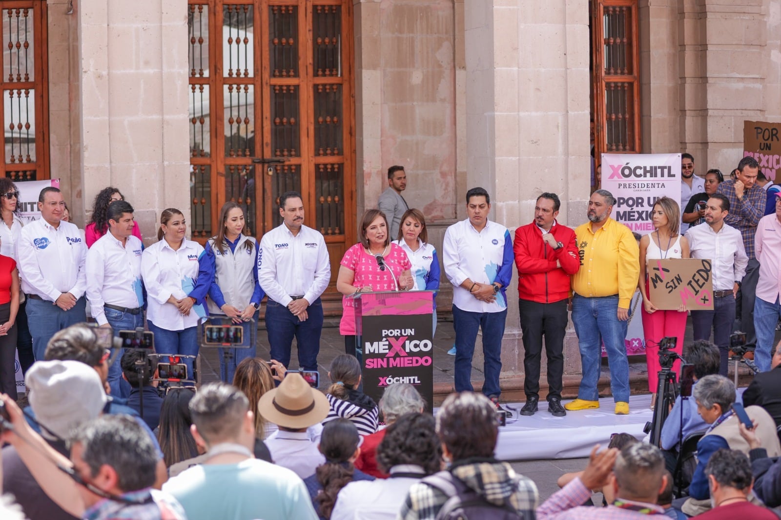 Xóchitl Gálvez en Aguascalientes