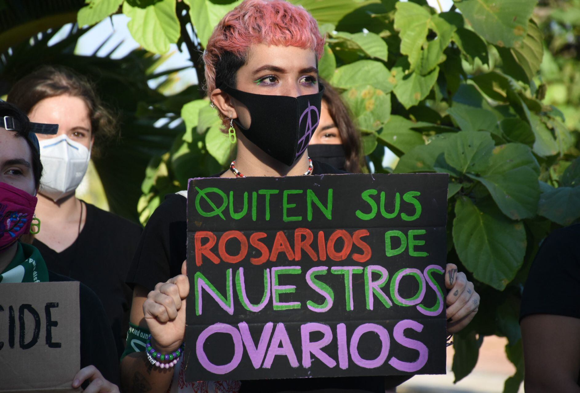 Protesta por el aborto legal