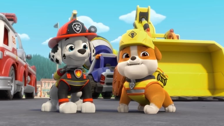 90 minutos de capítulos en YouTube de rescates de Rubble y Paw Patrol