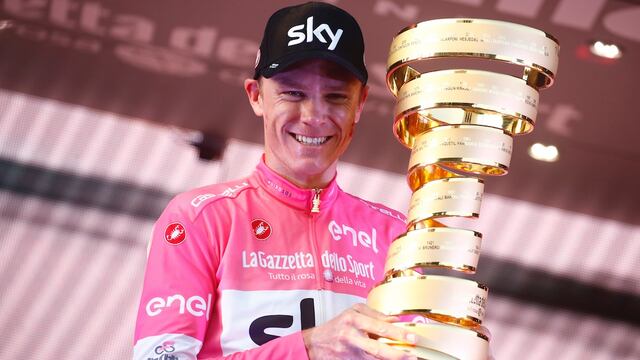 Froome levantó por primera vez el Giro de Italia